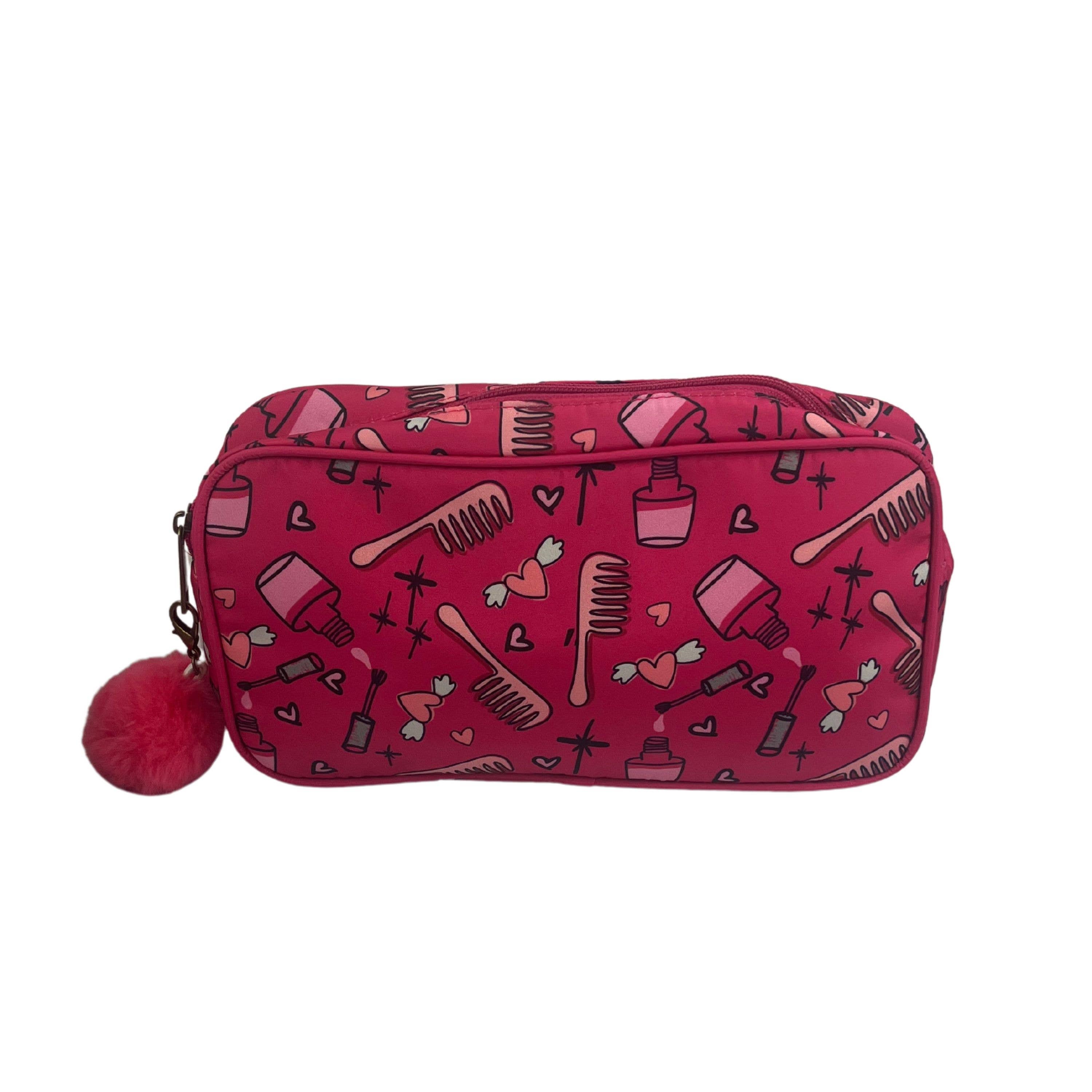 Hairbrush Cosmetic Bag