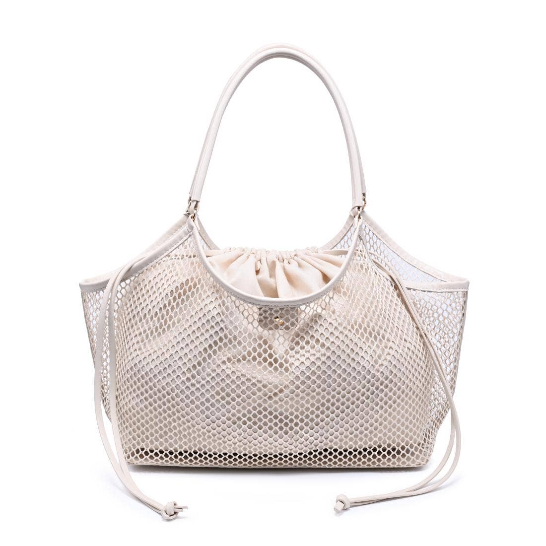 Mesh tote - ivory