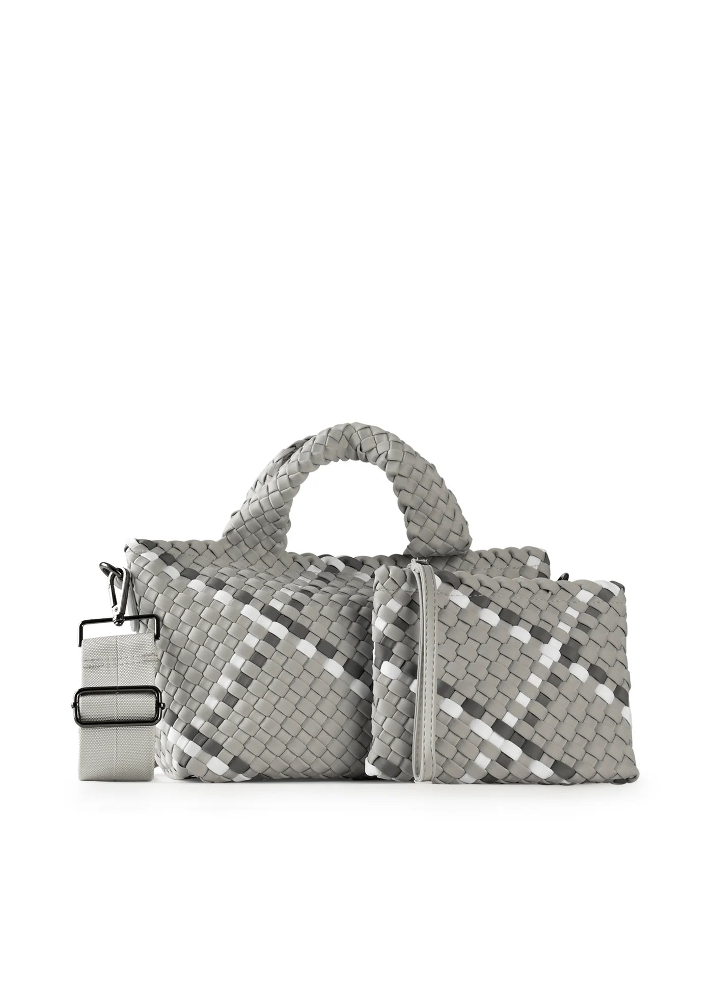 Woven Tote- grey