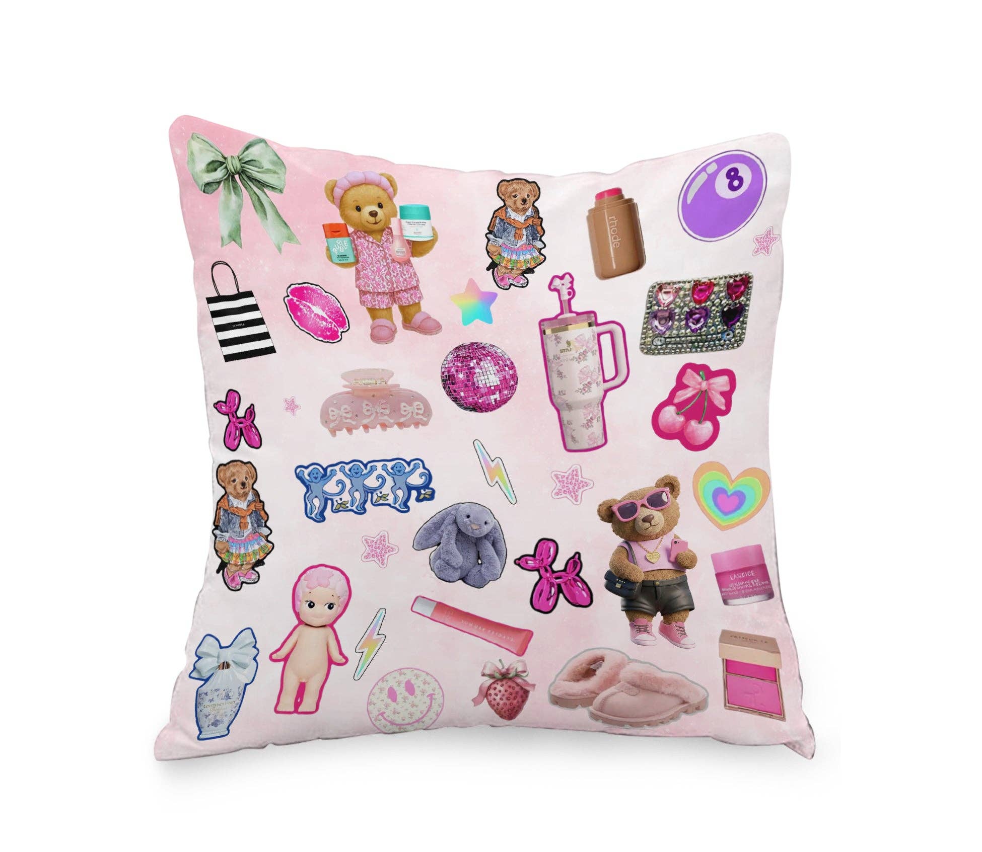 Autograph Signature Pillow - “cute vibes”