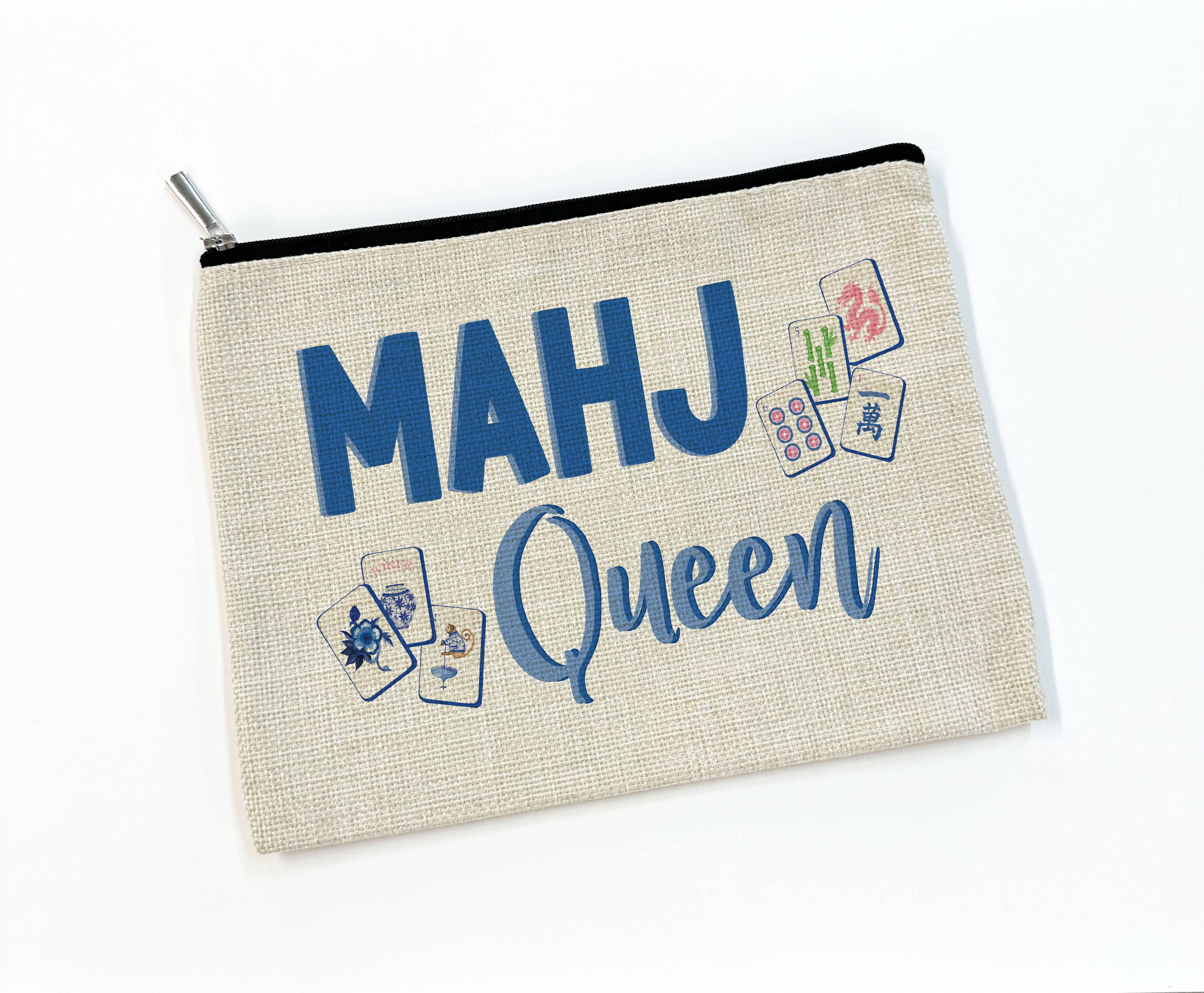 Mahjong queen Zipper Pouch Accessory
