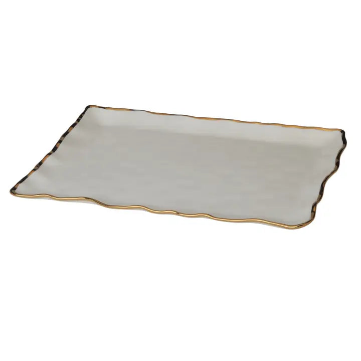 Gold Rectangular Platter