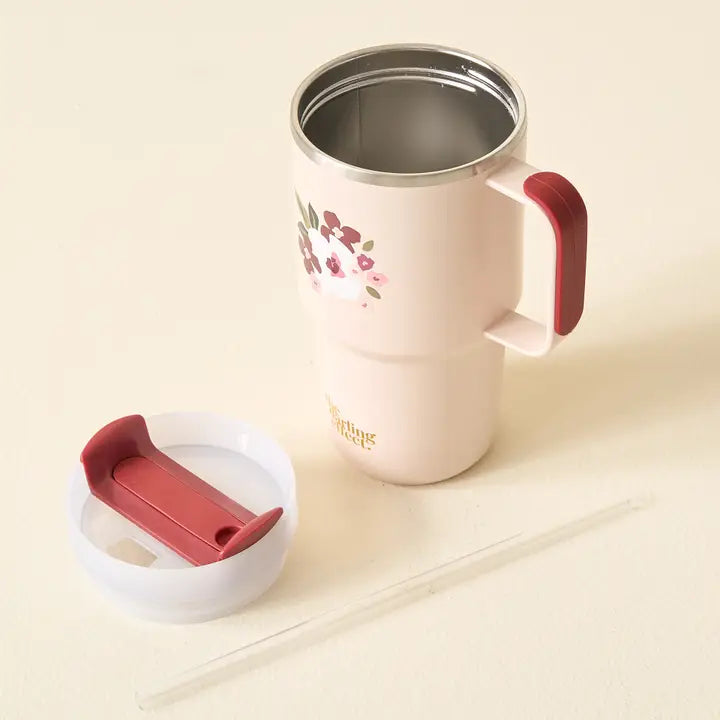 20oz Mini On-The-Go Tumbler - Bloom Blush