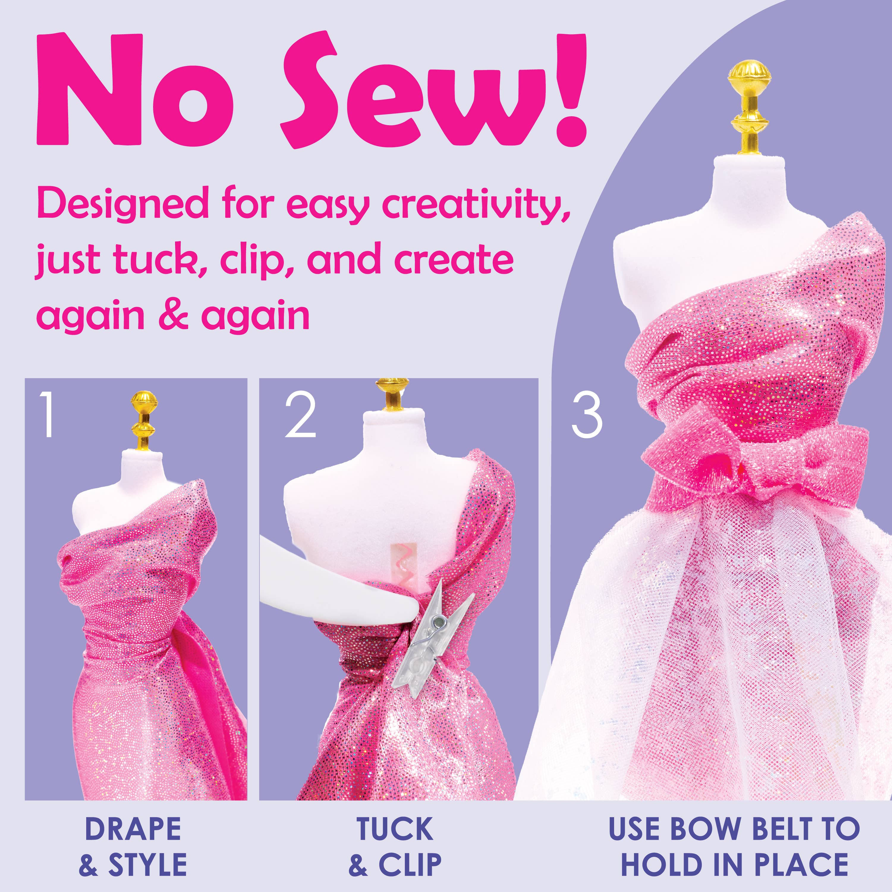 Designed By You Glam Fashion Design Studio Craft Kit