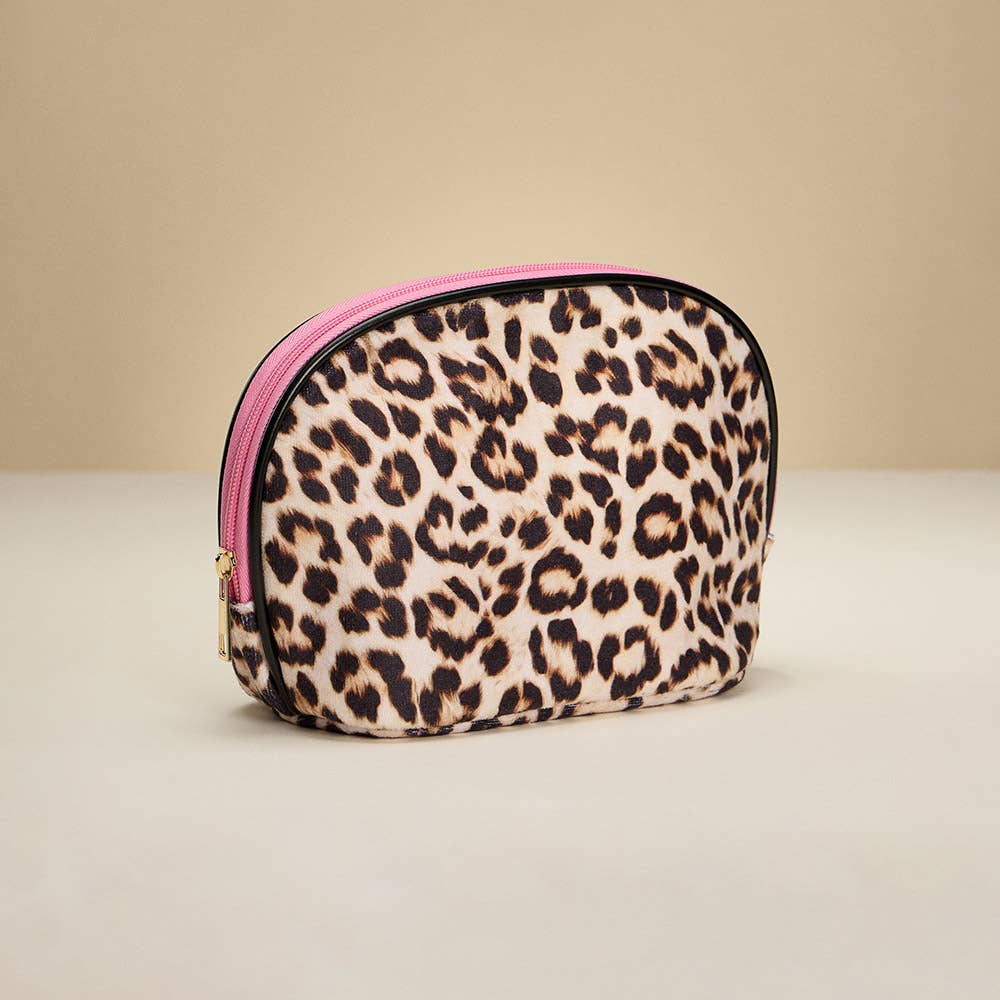 Leopard Pattern Print Cosmetic Pouch