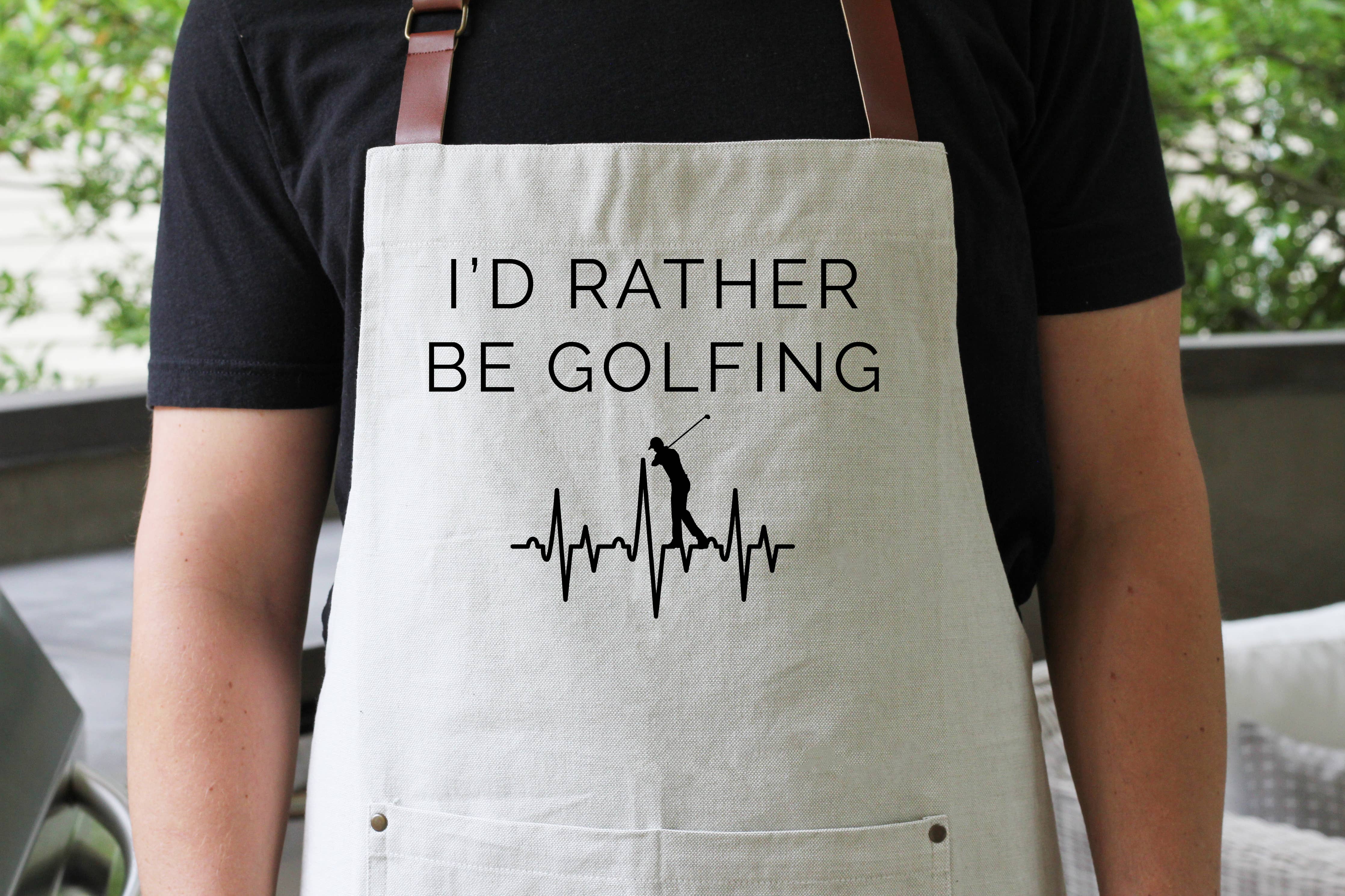 I'd Rather Be Golfing Apron