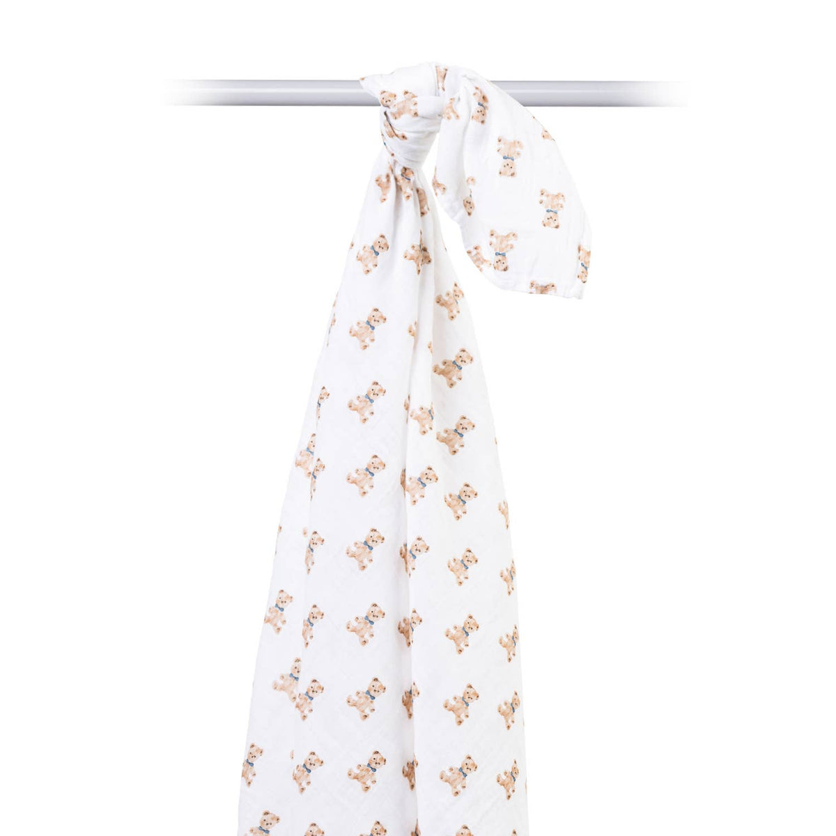 Muslin Cotton Swaddle Blanket - Vintage Bears