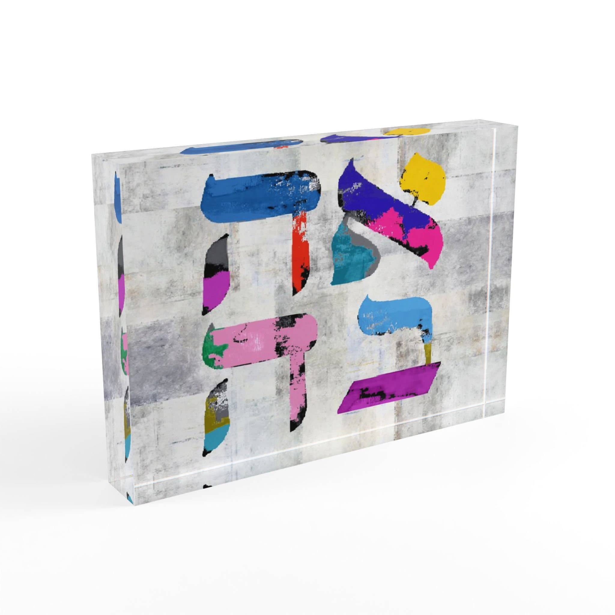 Décoration en blocs de cristal AHAVA LOVE