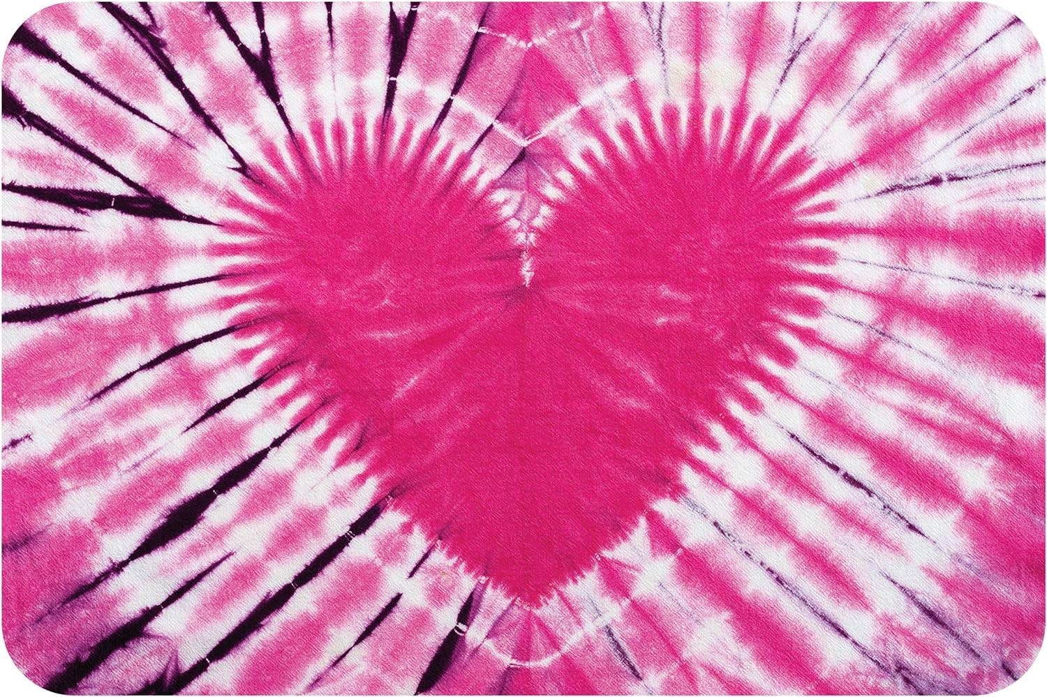 Heart Camp Floor Mat - Pink