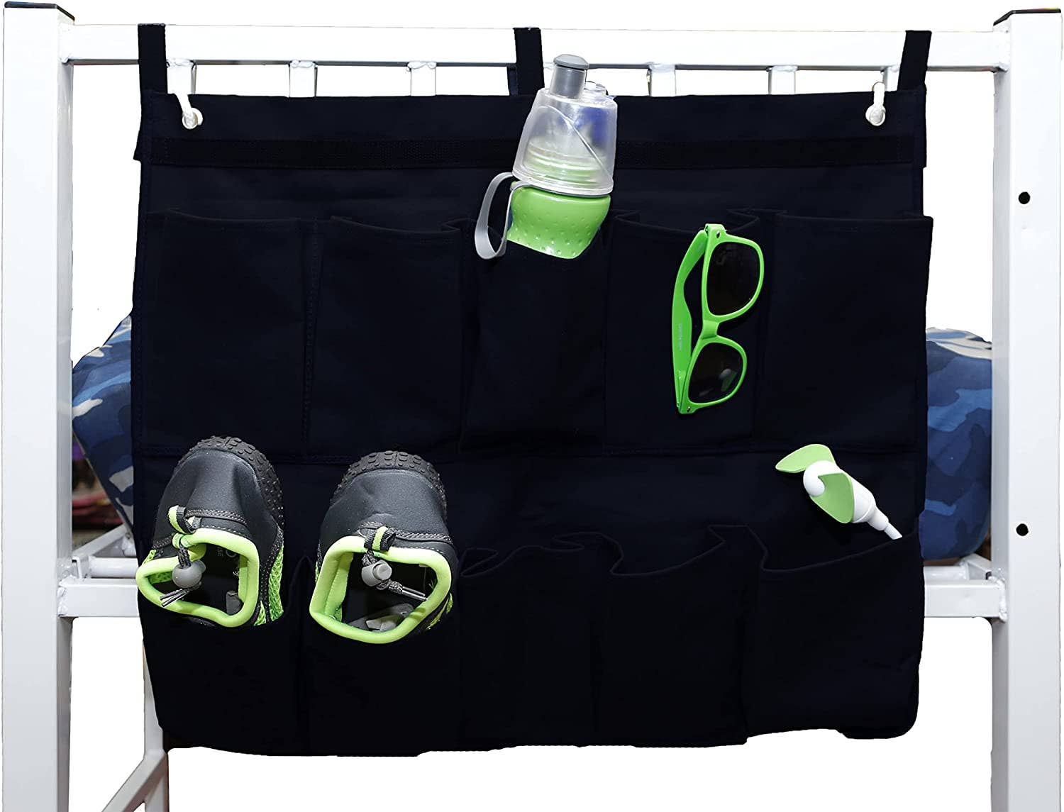 Hanging Bunk Organizer- Black