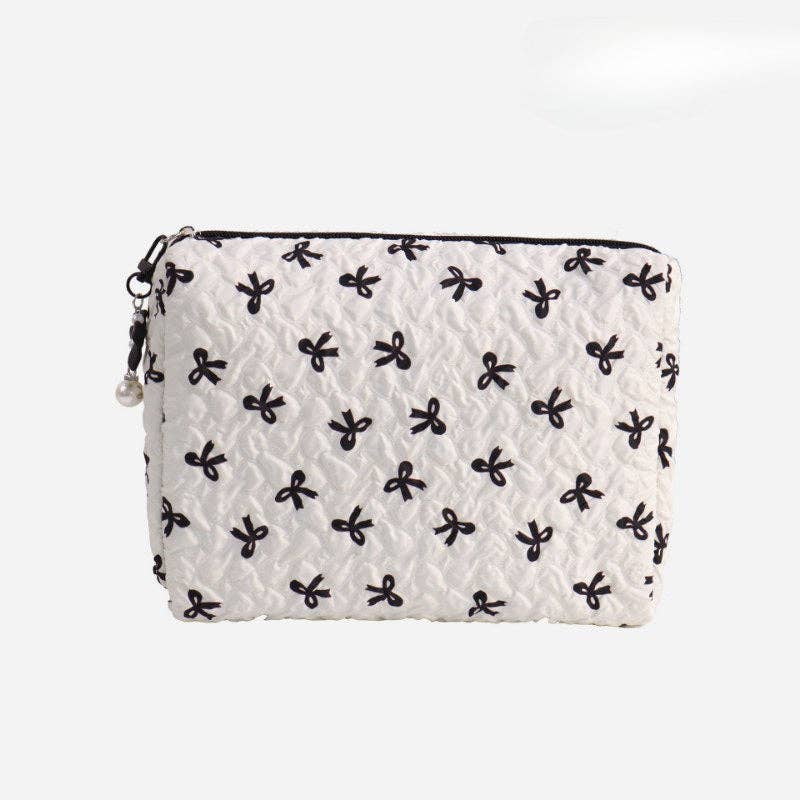 Sweet Bow cosmetic bag Large