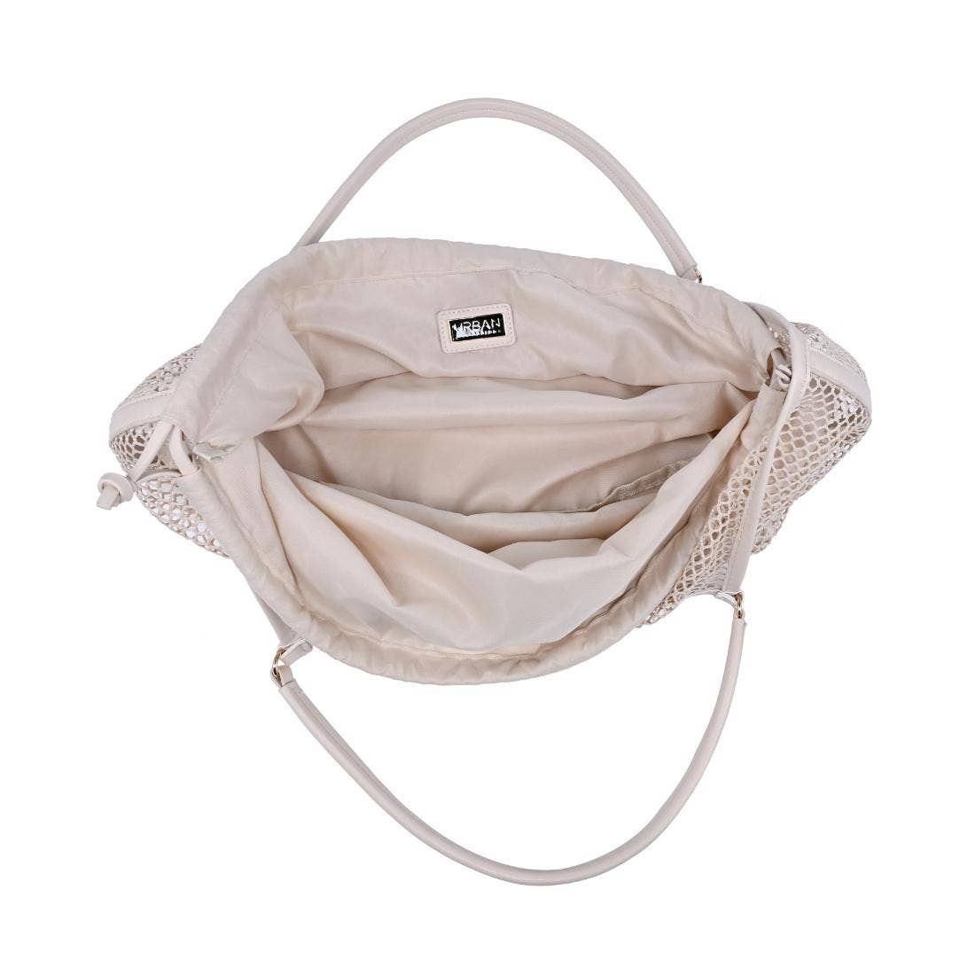 Sac cabas en filet - ivoire