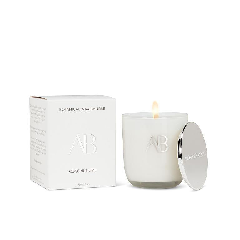 Bougie à la noix de coco et au citron vert - Petite taille