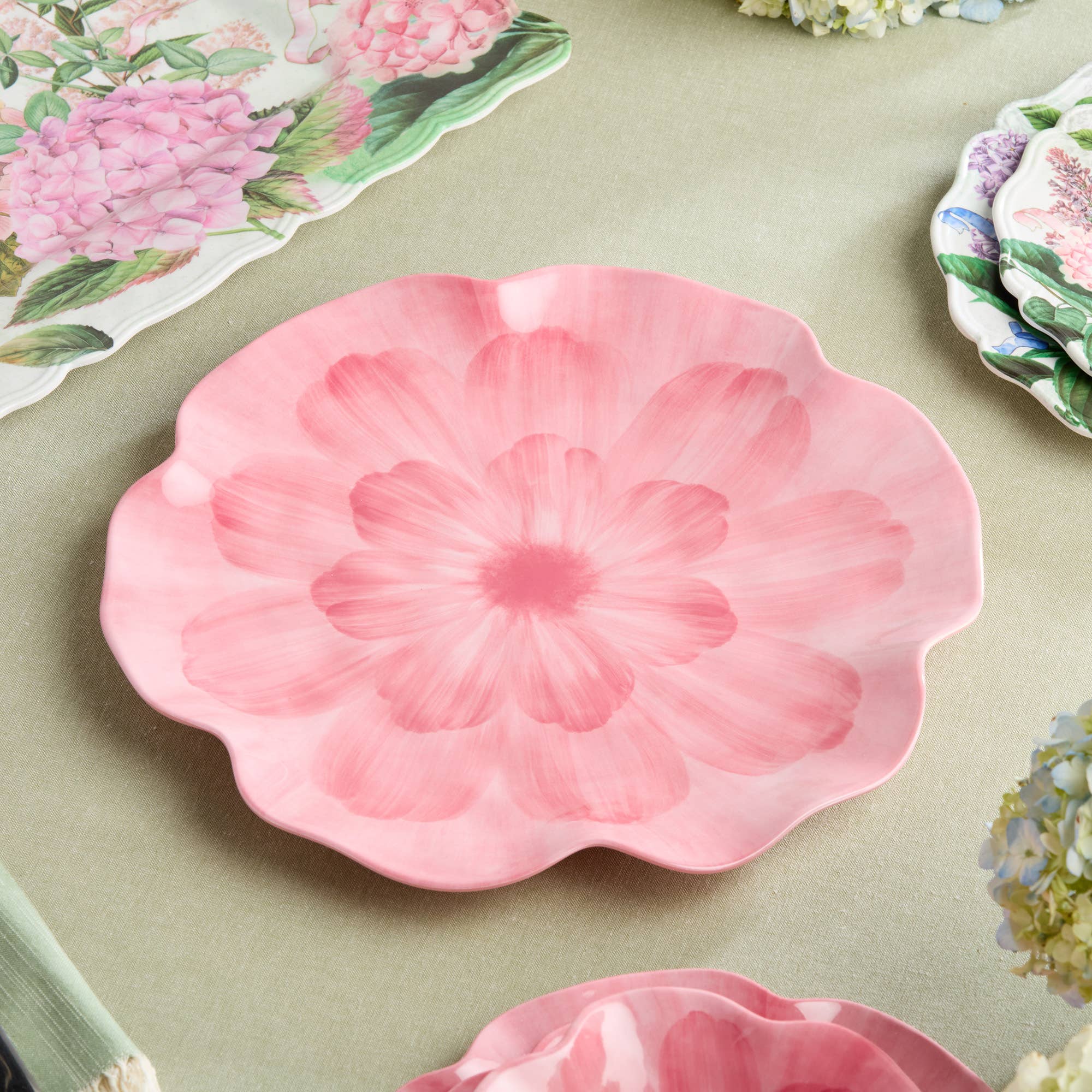 Pink Melamine Platter