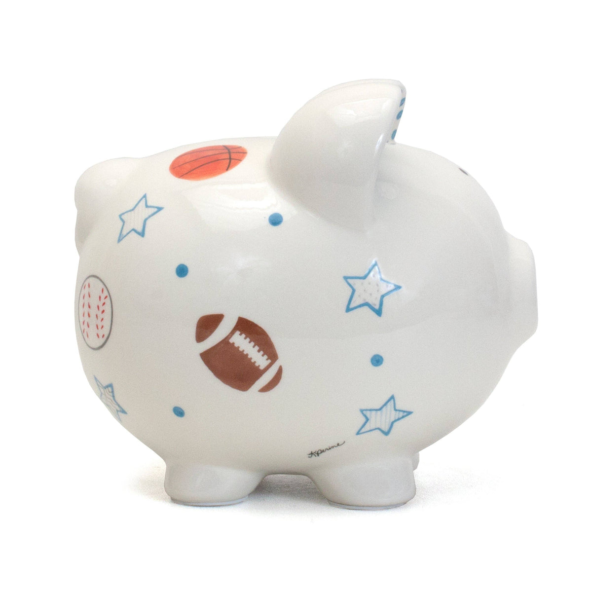 Personalized Sports Stars Piggy Bank