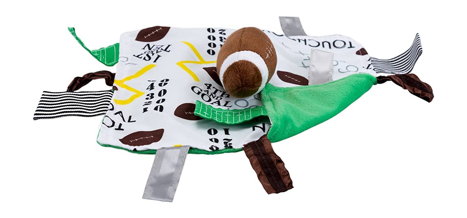 Jouet froissé pour bébé en forme de football 10" x 10"