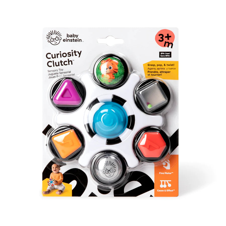Jouet sensoriel Baby Einstein - Curiosity Clutch