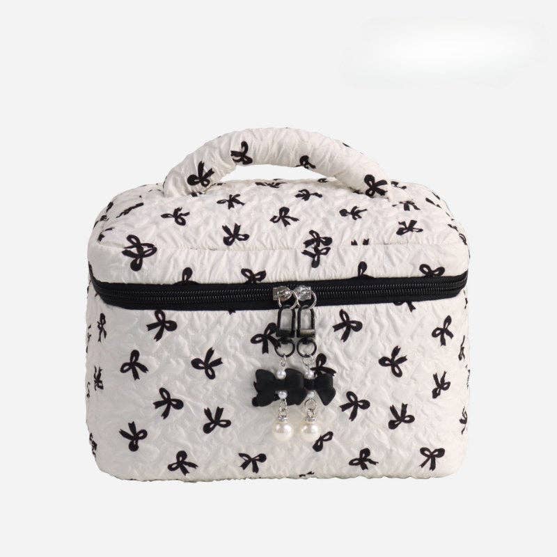 Sweet Bow cosmetic bag -Train