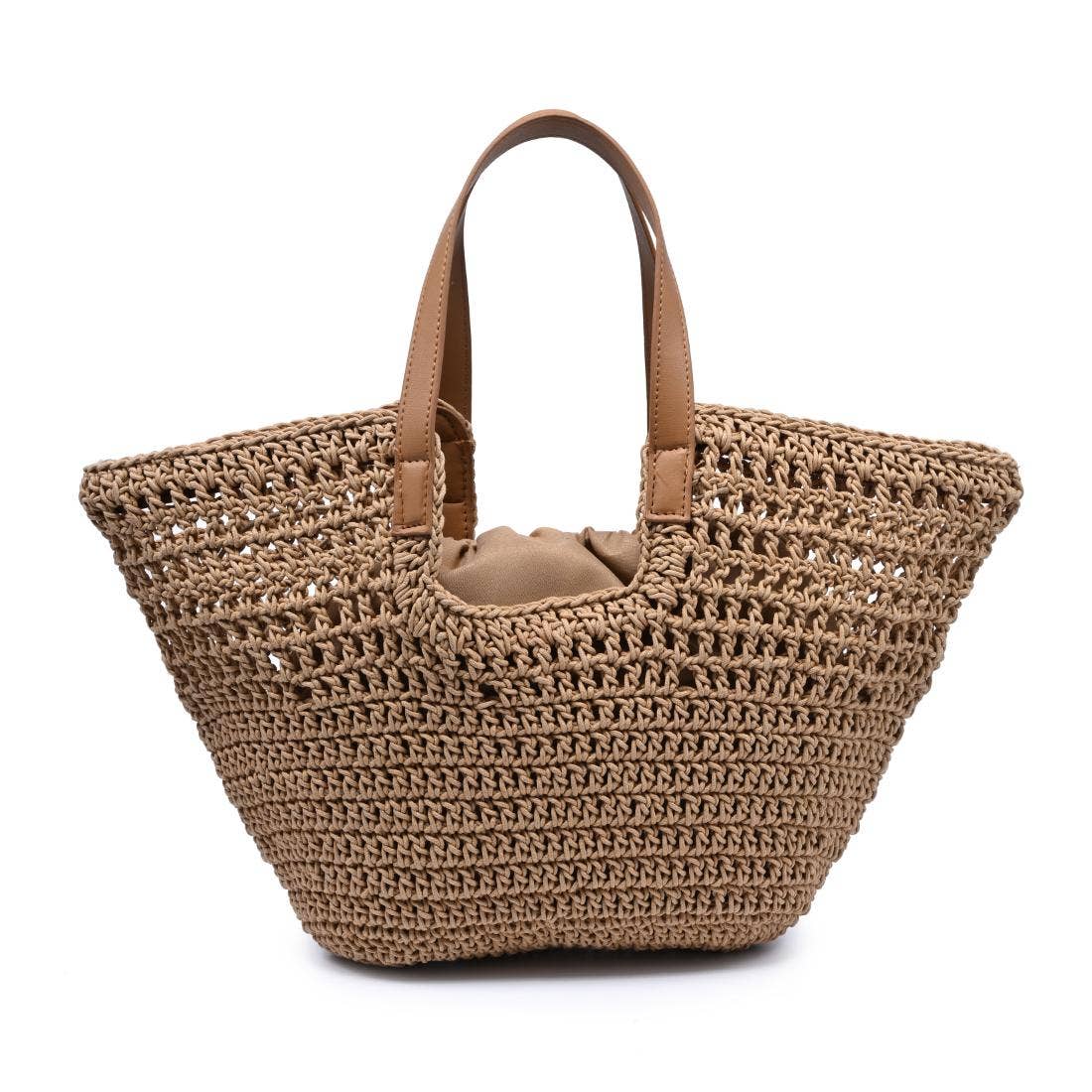 Textured crochet Tote