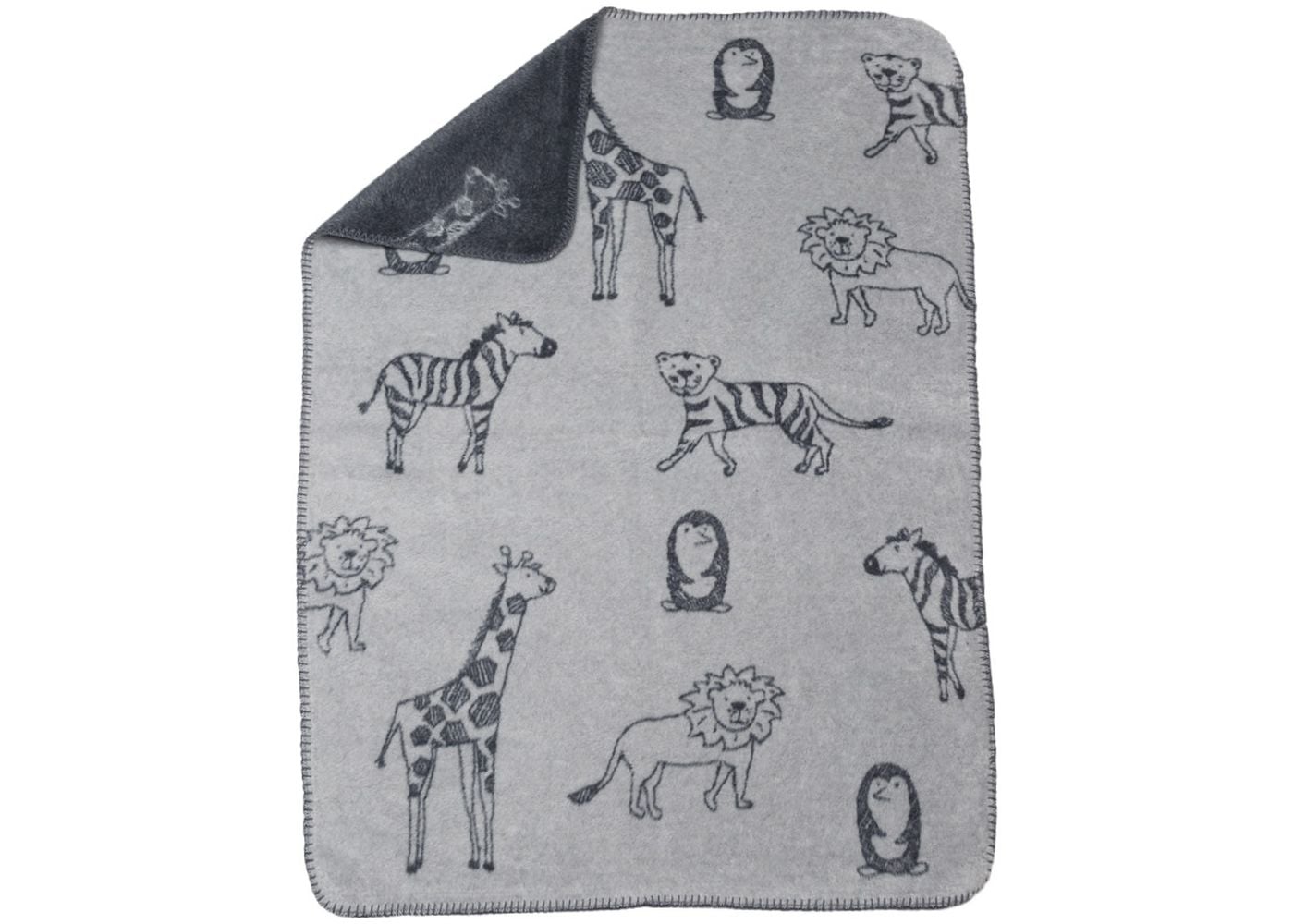 Personalized Blanket – In The Jungle, Grey