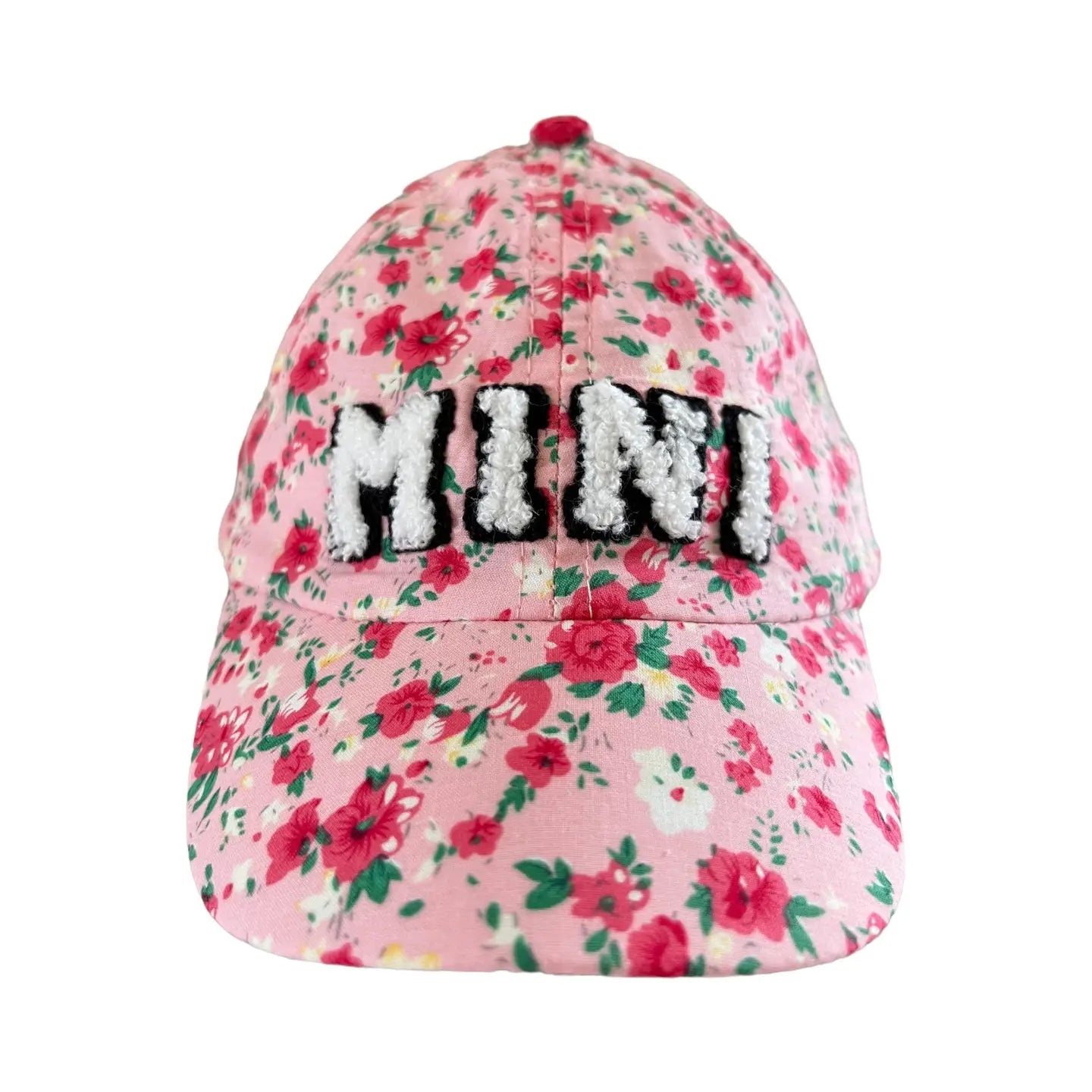 Casquette de baseball pour enfant, motif floral rose « mini »