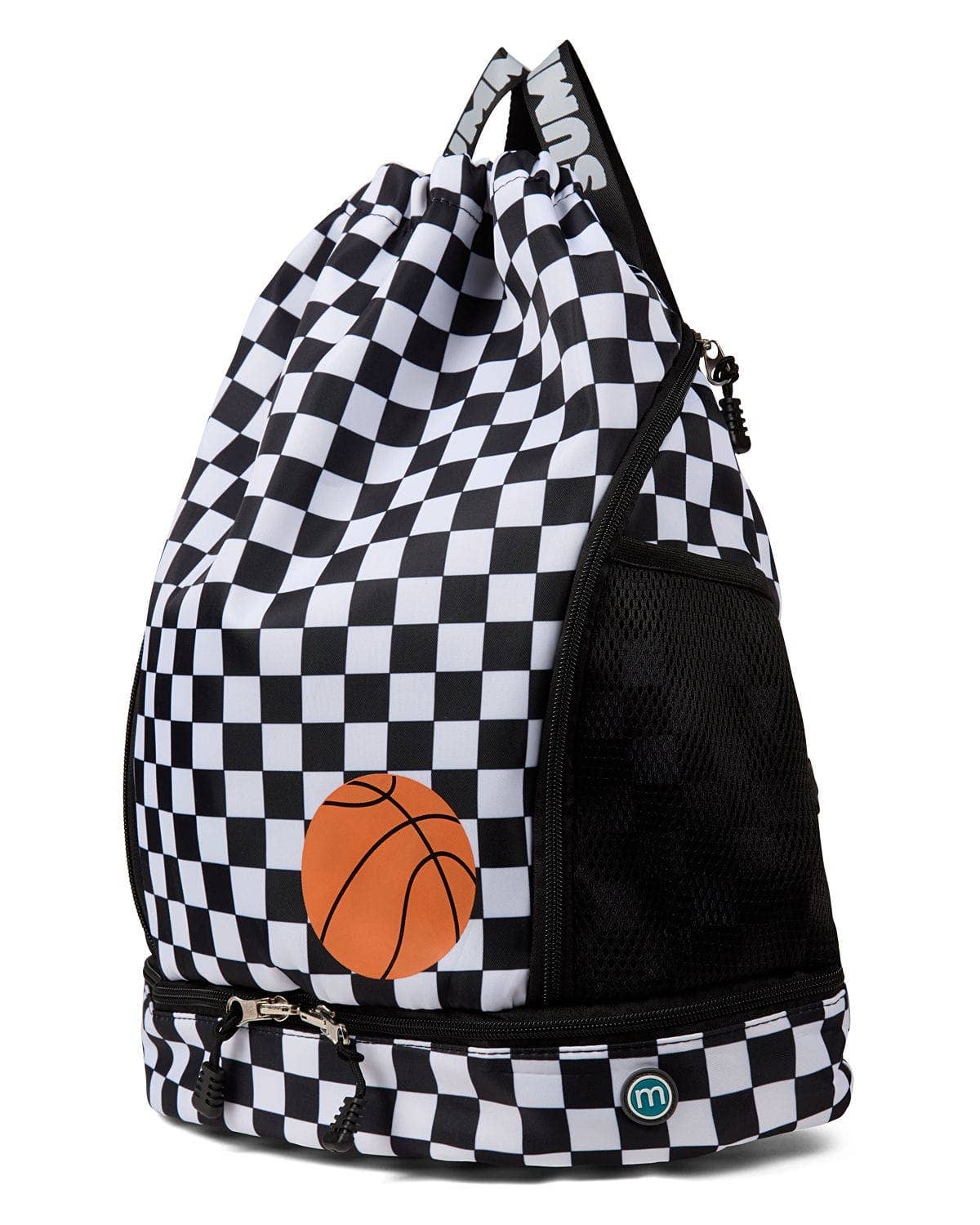 Basketball Checkered Bag