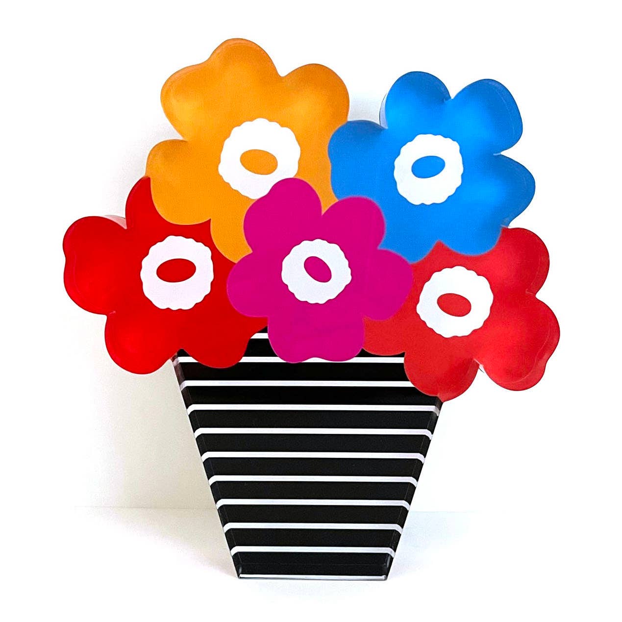 Flower acrylic block