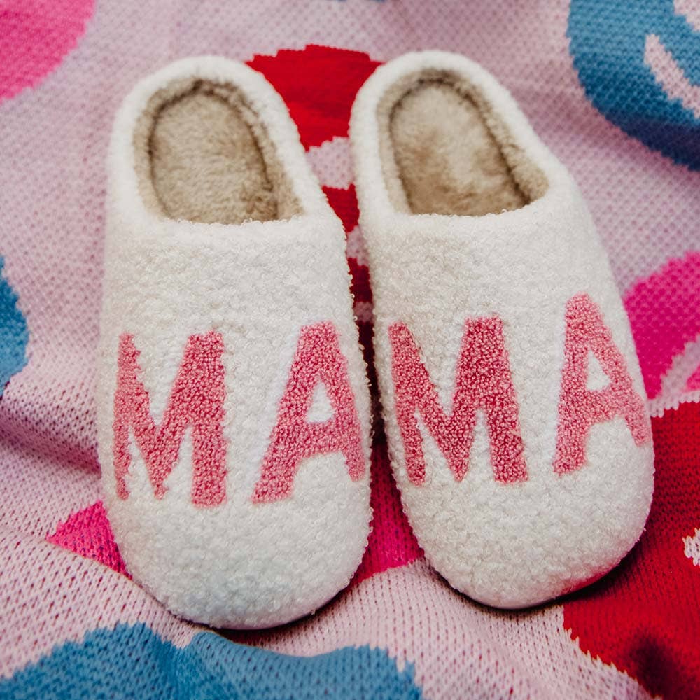 Chaussons roses MAMA