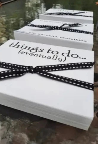 Choses à faire... éventuellement Bloc-notes