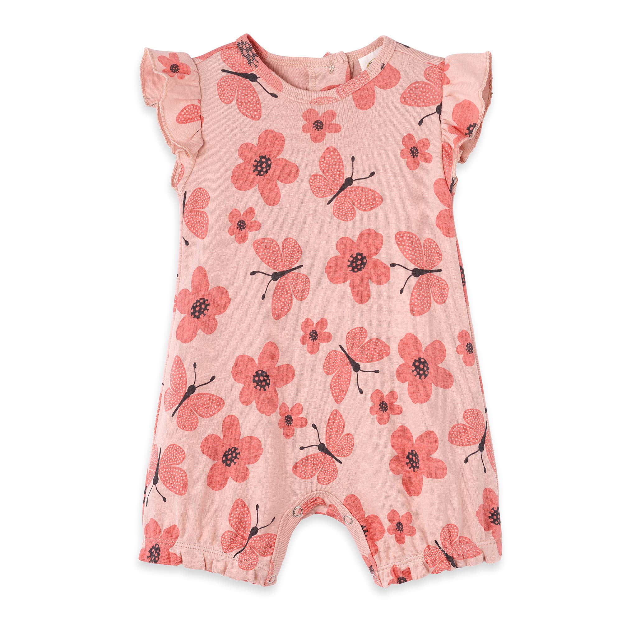 Butterfly flower Cotton Romper