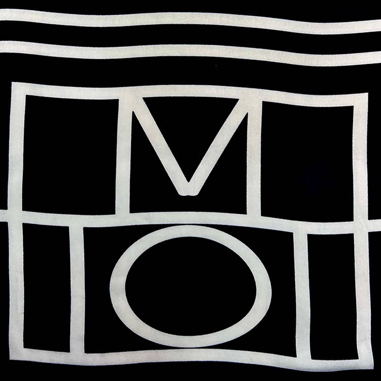 Écharpe femme à imprimé géométrique en matière légère