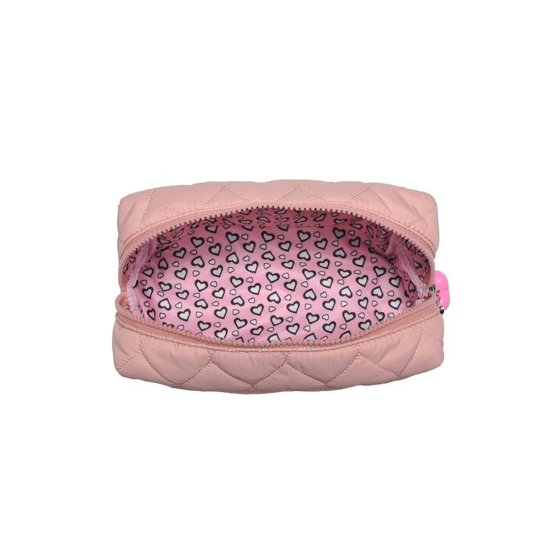 Pull My Heart Cosmetic Pouch - Pink