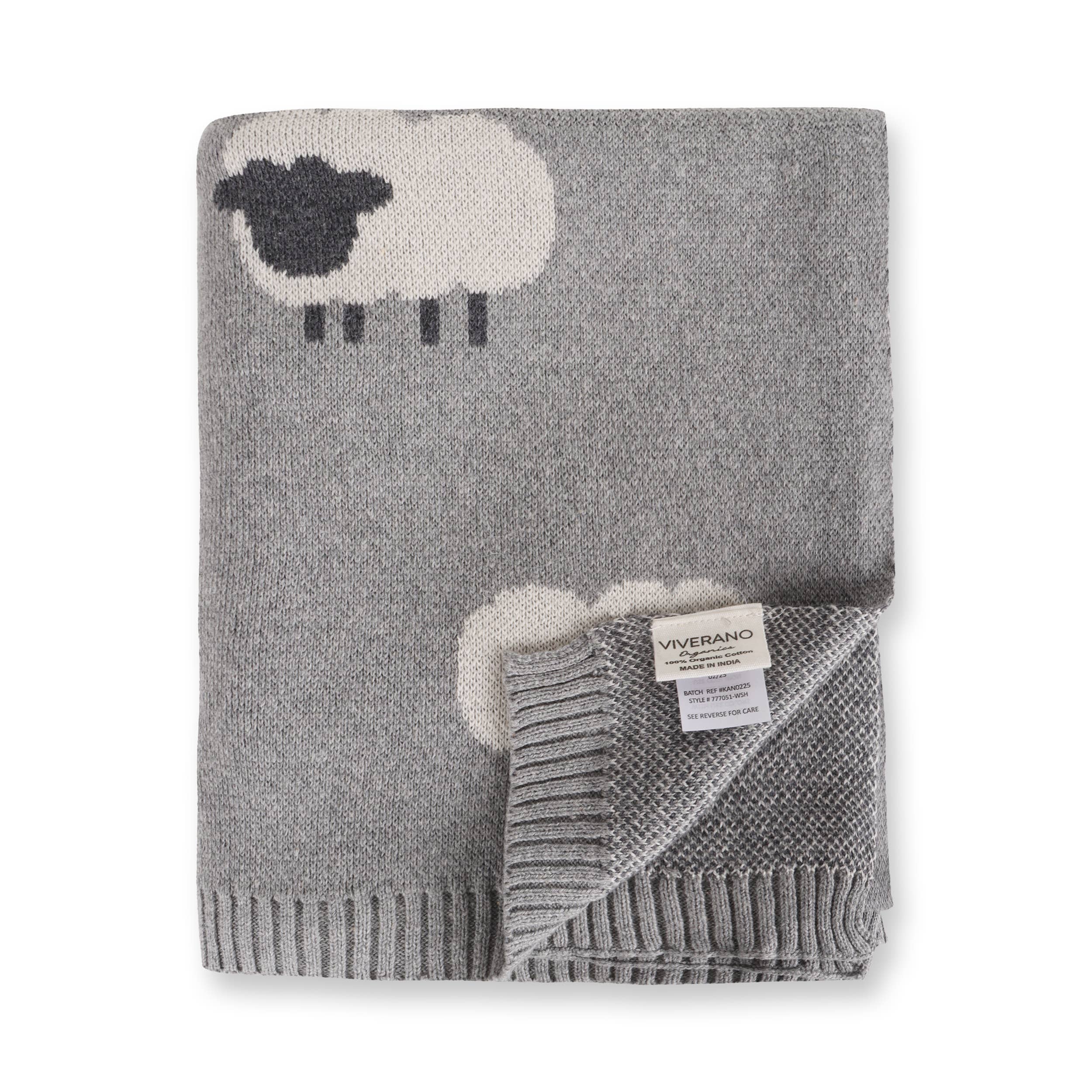 Personalized Wooly Sheep 3D Organic Cotton Baby Blanket
