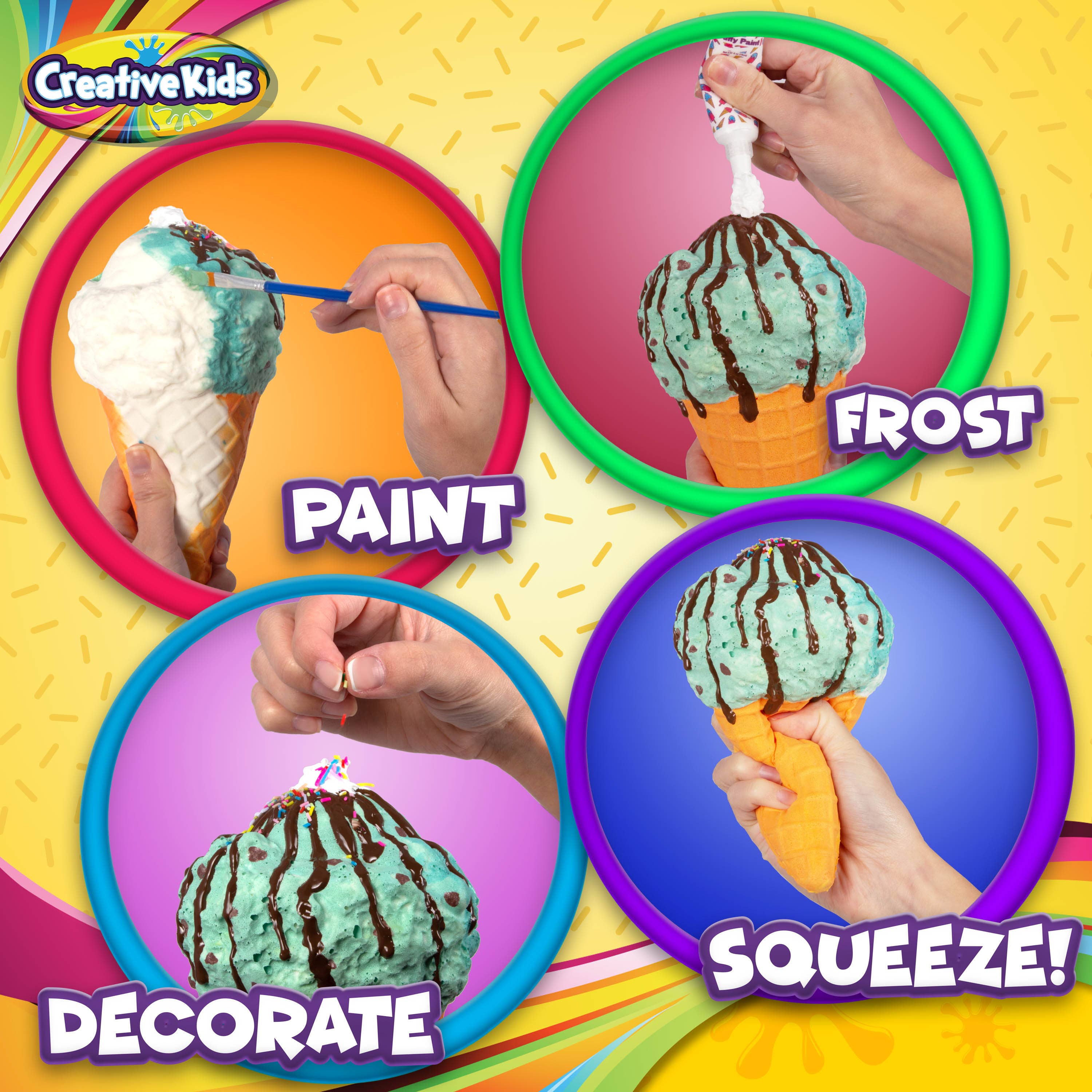 Super Squishy Studio – DIY Paint Your Own Squishy Kit