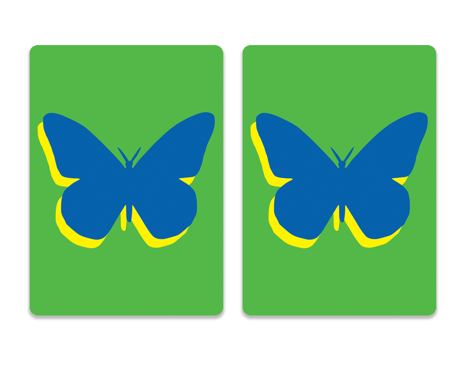 2 deck cards - BUTTERFLY