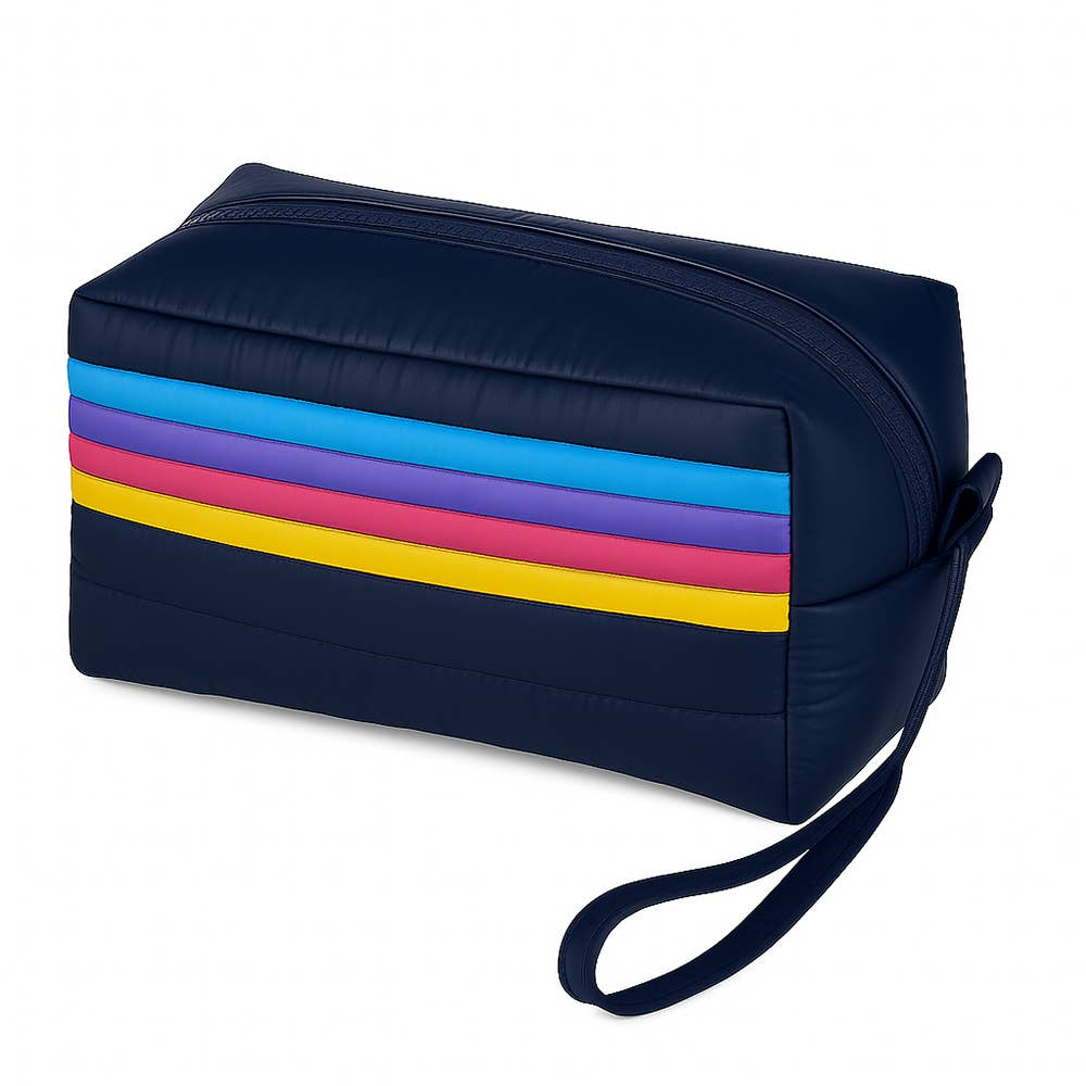 Retro Puffer Puffer Cosmetic Bag