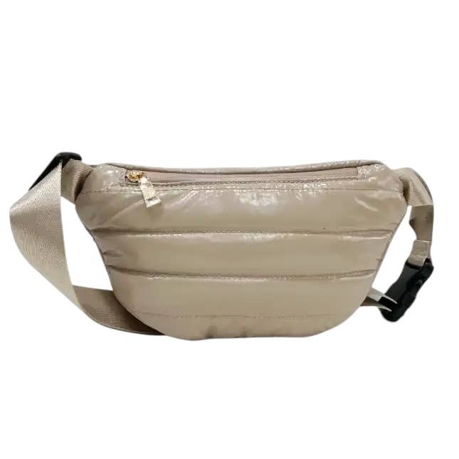 Sac ceinture Puffer : Tan