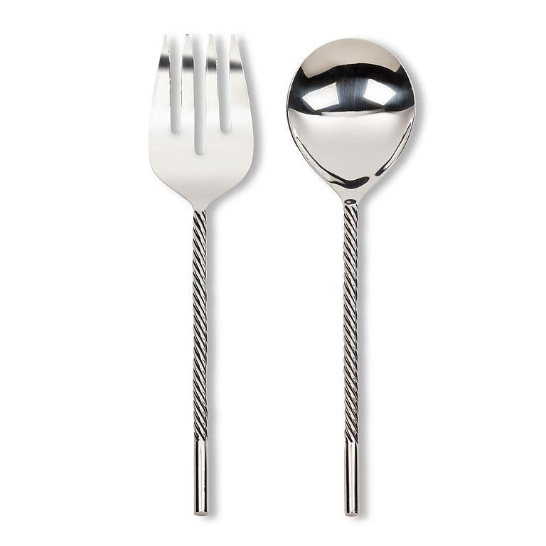 Images Twist Handle Salad Servers