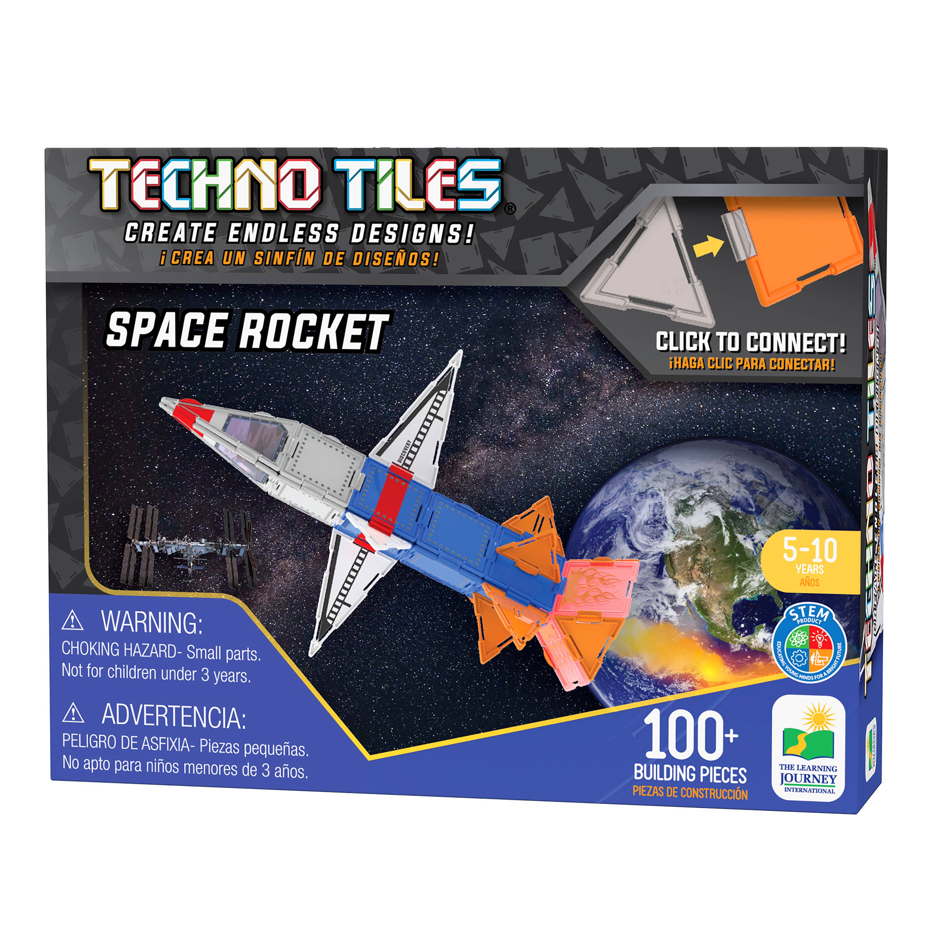 Techno Tiles - Fusée spatiale