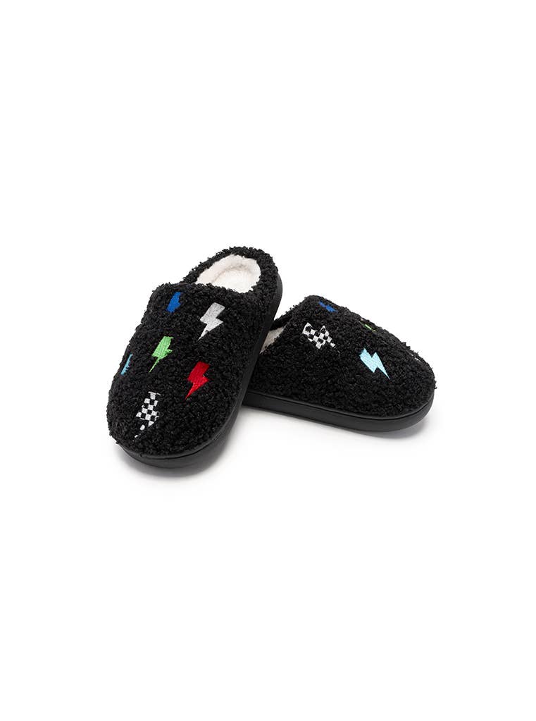 Kids Slippers - Lightning Bolts