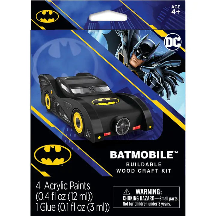 Batman - Kit de bricolage en bois pour mini-Batmobile