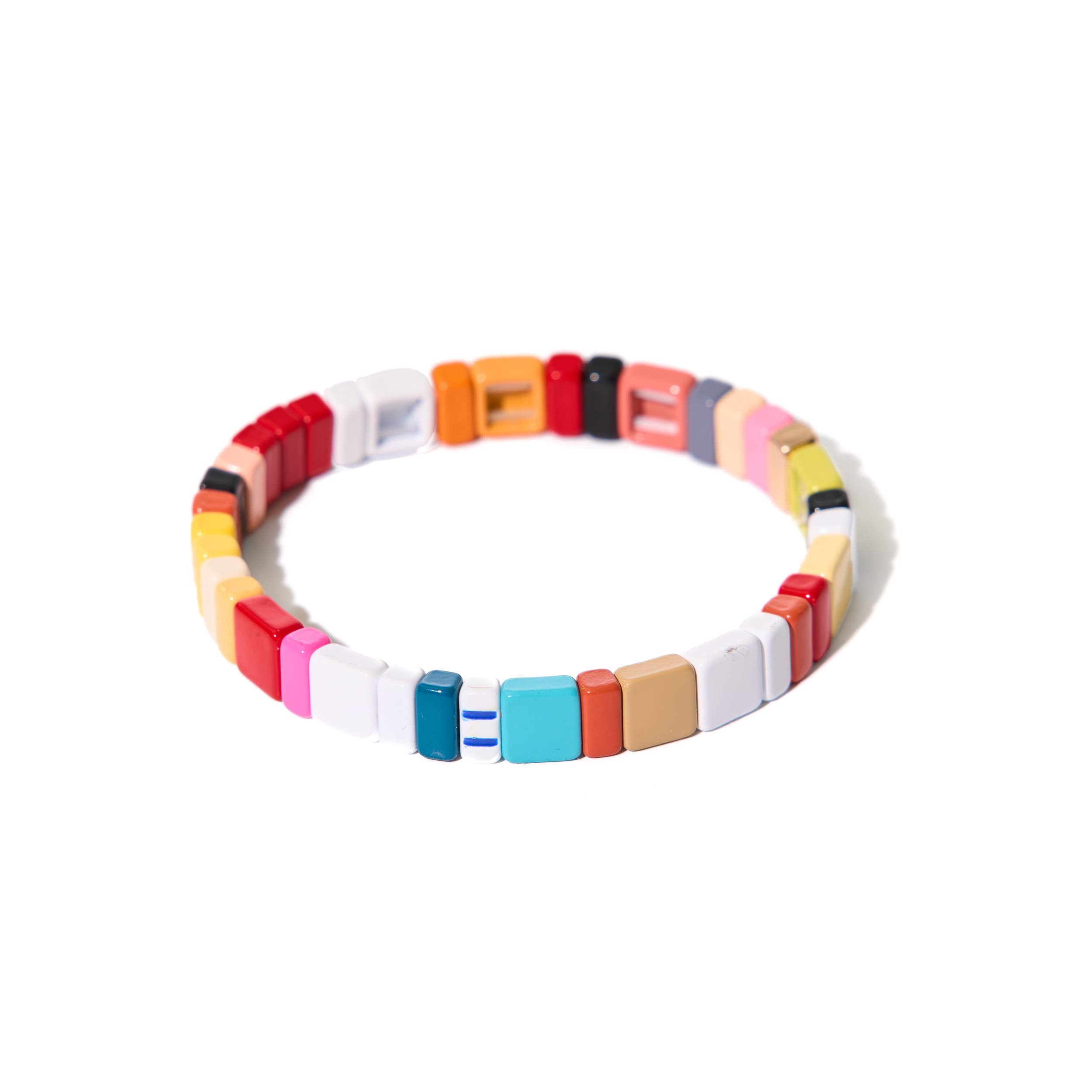 Patchwork tile multicolor Bracelet
