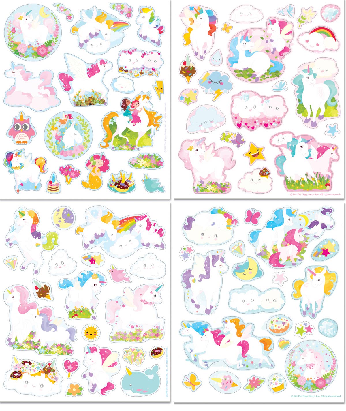 Unicorn Land Reusable Sticker Activity Tote