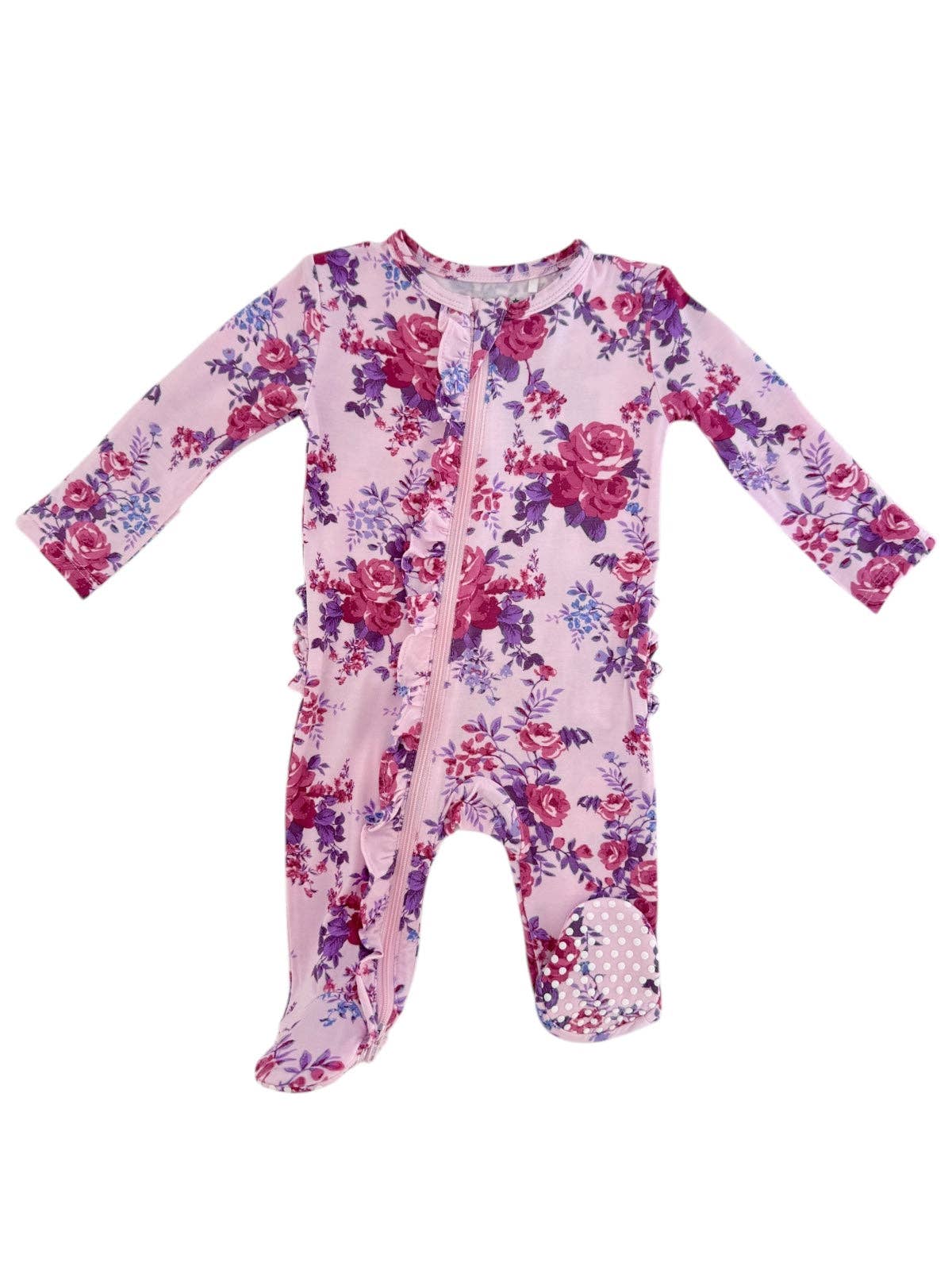 Bamboo Ruffle Violet Rose