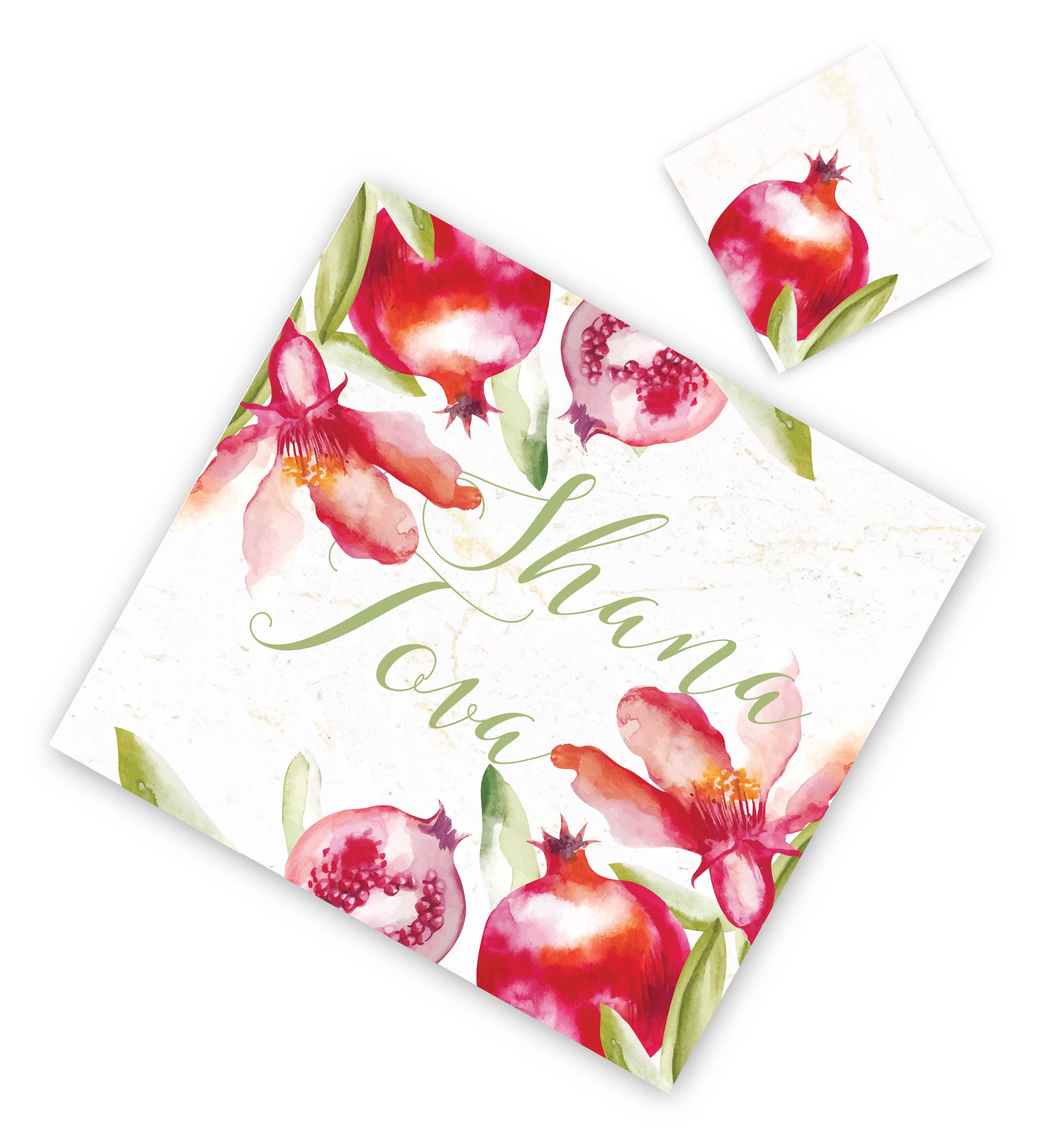 ROSH HASHANA PAPER PLACEMATS and coasters SET OF 12