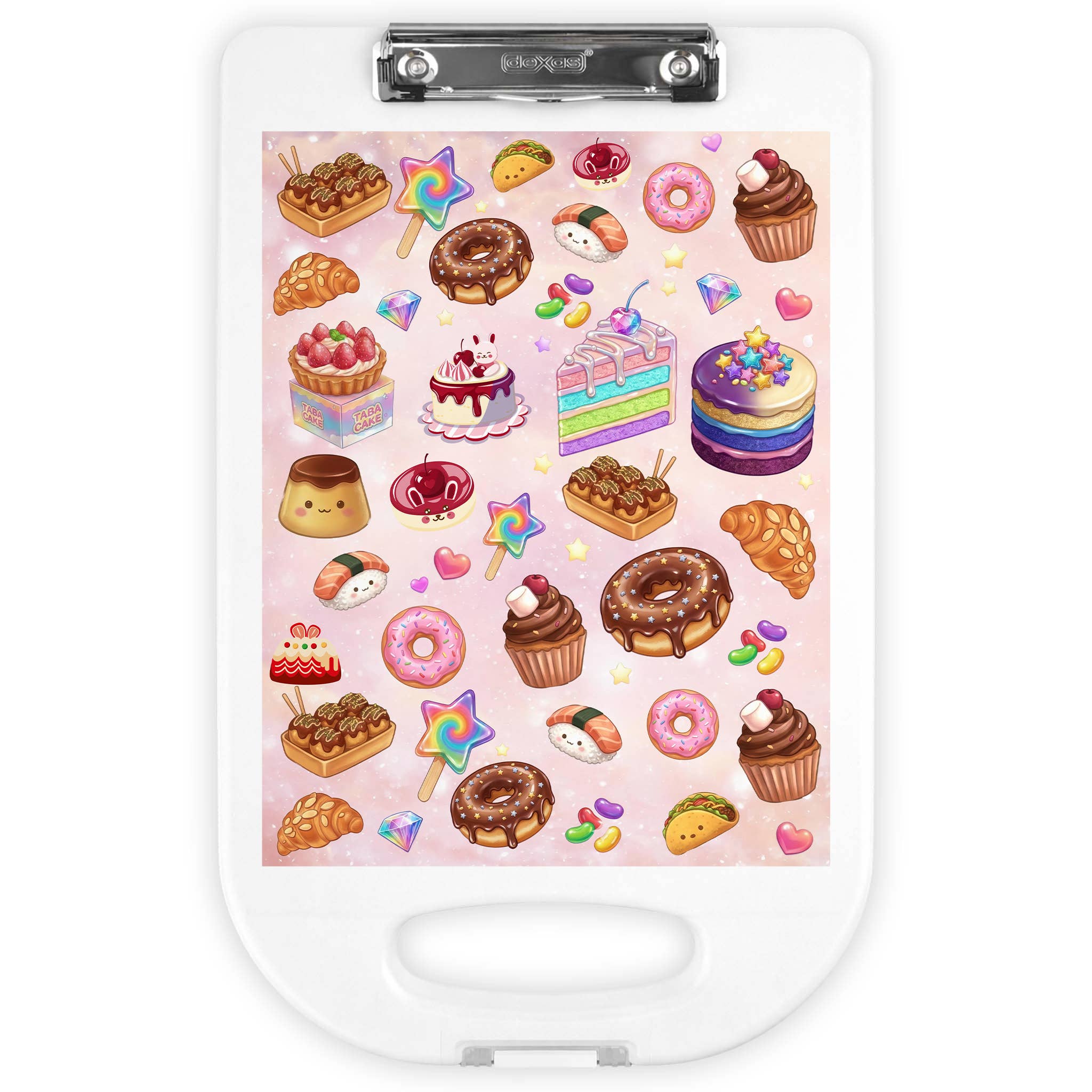 Camp Clipboard Clip Case Organizer - Donut