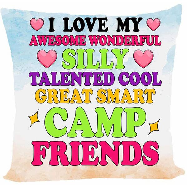 Autograph Pillow - I love my camp friends