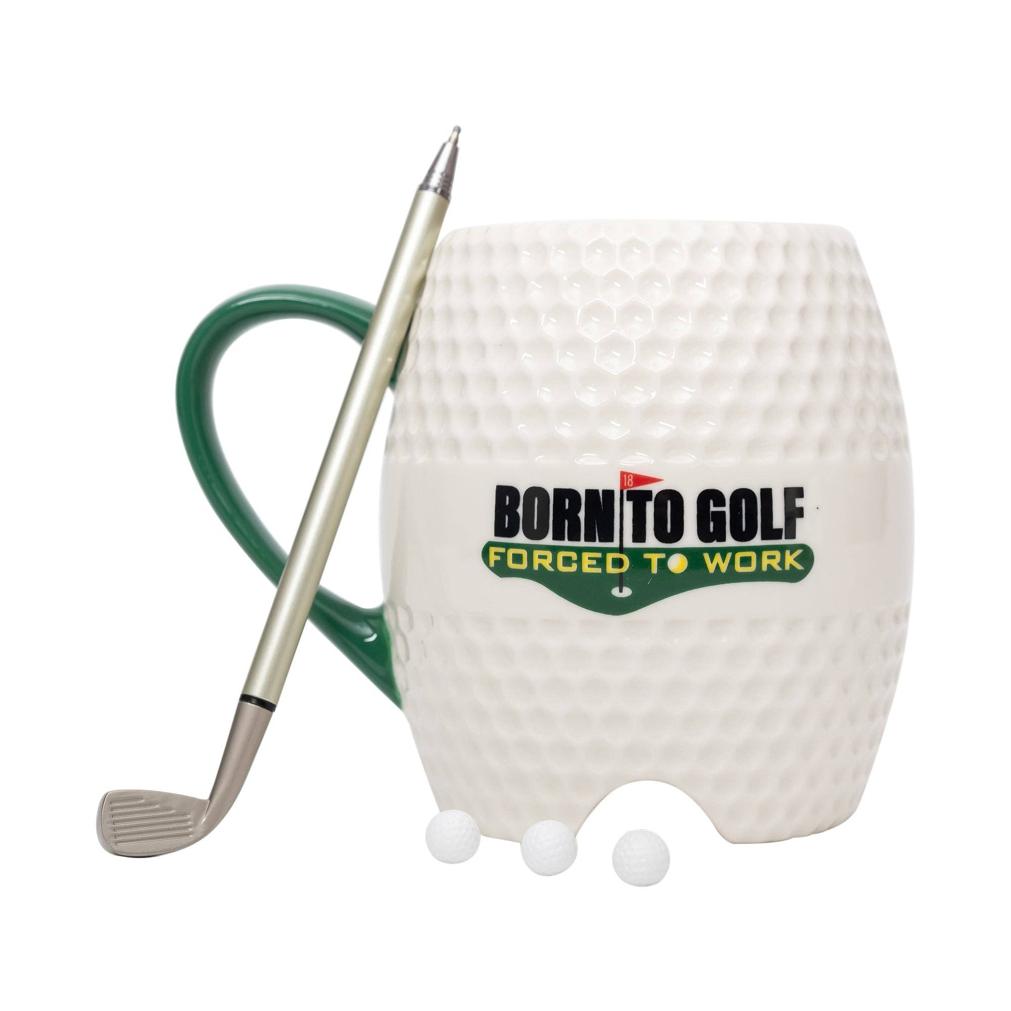 Born to Golf Mug & Pen Set