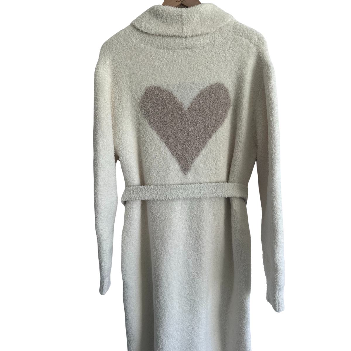 Heart Luxe Robe - Cream/Sand