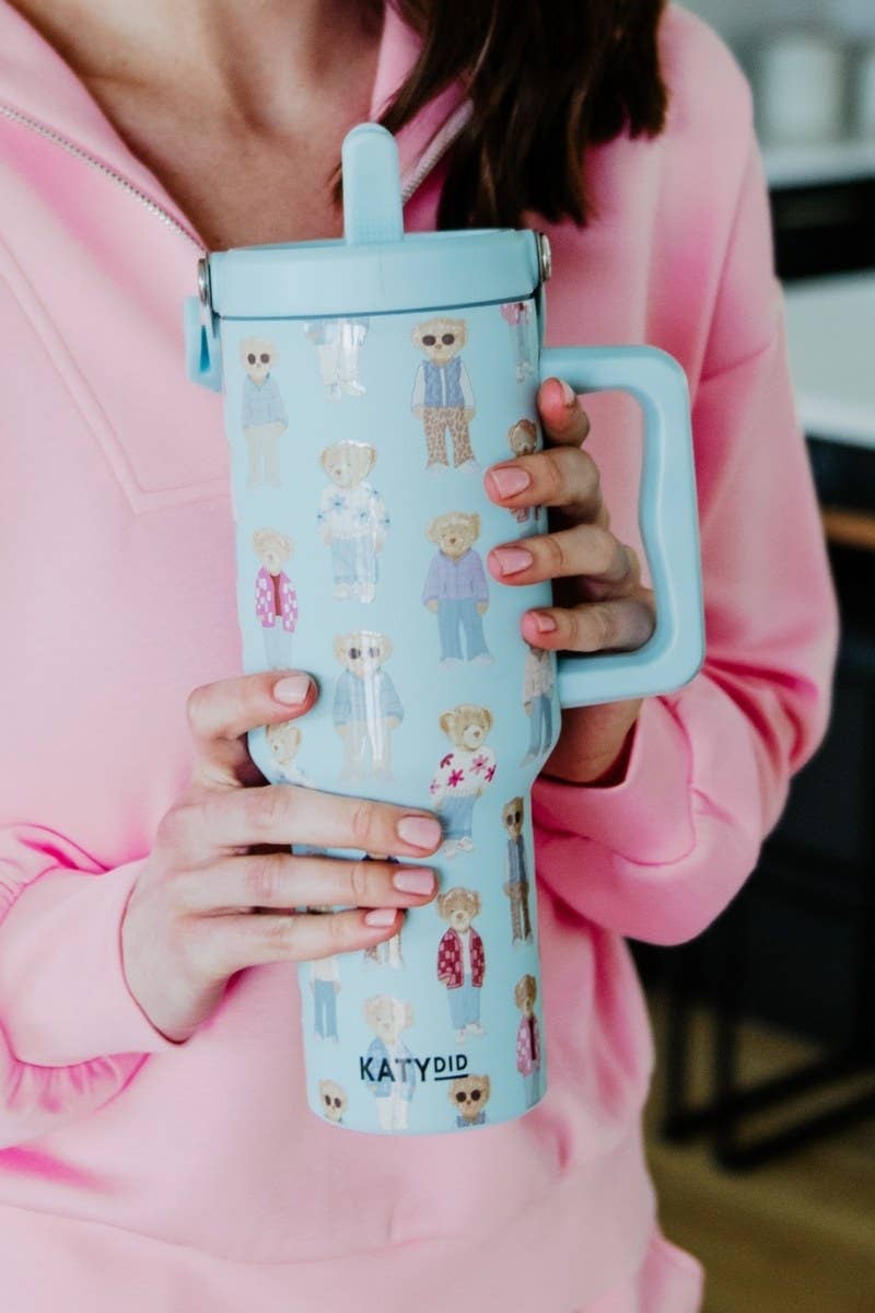 Bears Pattern Stainless Steel Tumbler